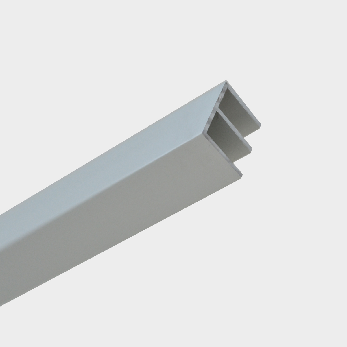 Calha Dupla Alumínio Mate-Dourado-Bronze