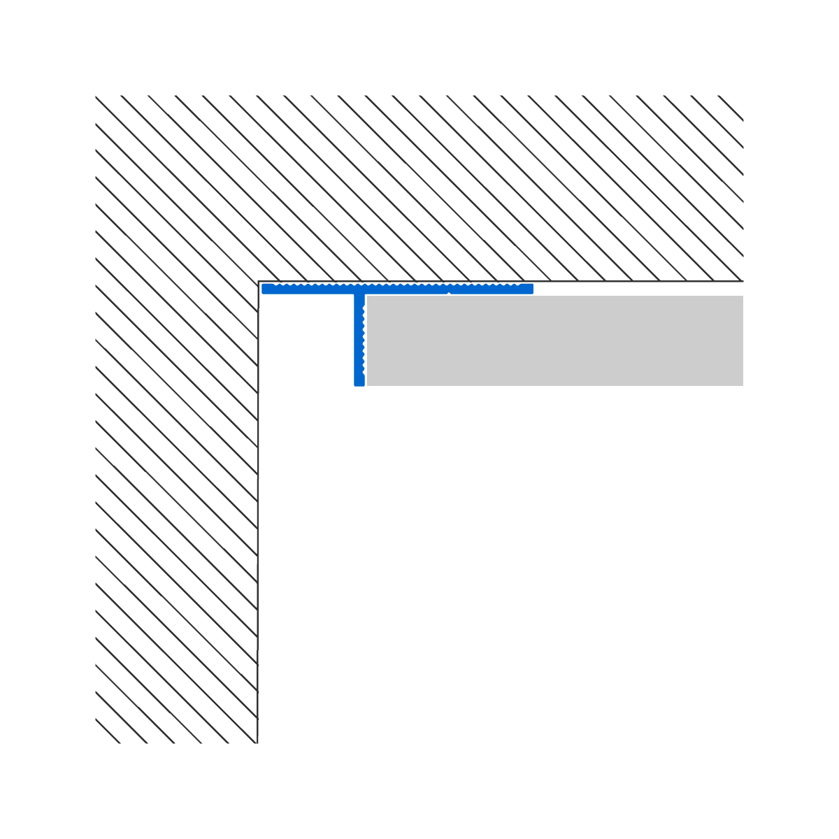 PS 130 AS Perfil para gesso cartonado