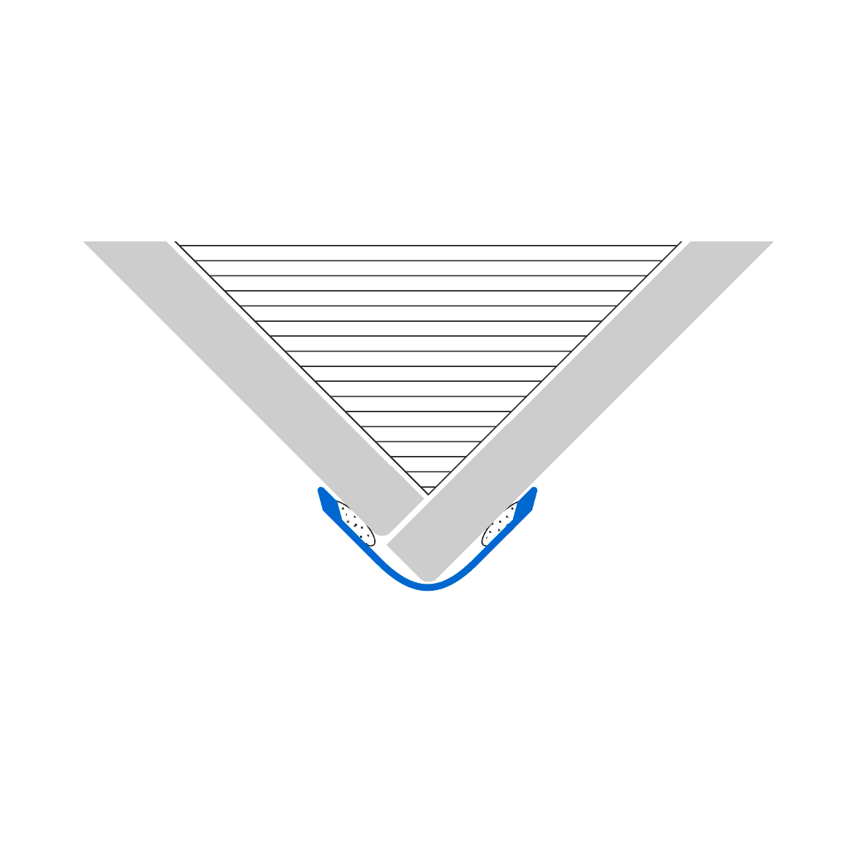 roundcorner RO 25 A11A Alumínio Lacado