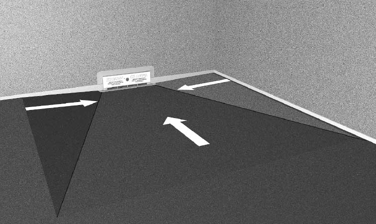 Placa de instalação LED 900 x 200 mm