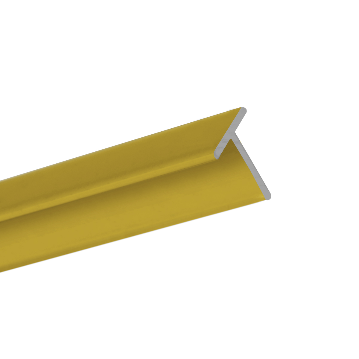 Perfil em TÊ Alumínio Mate-Dourado-Bronze