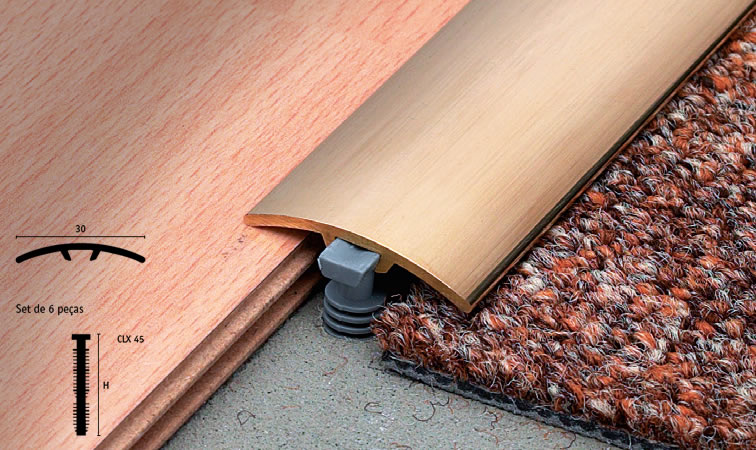 multifix CLG 300 Alumínio acabamento cores madeira