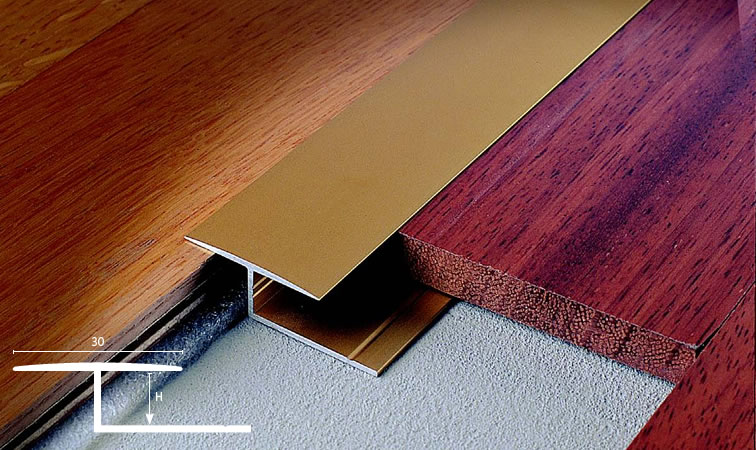 woodtec LG-A*N Alumínio anodizado