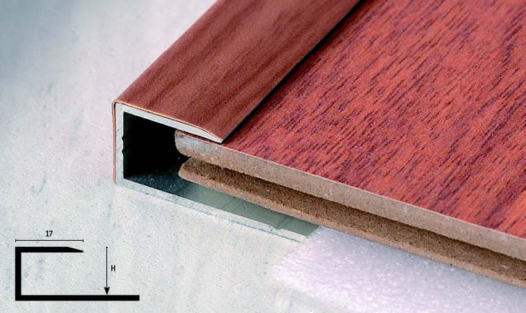 woodtec LT-90*N Alumínio revestido cores madeira