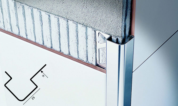 roundcorner RE-IL Aço Inox Polido