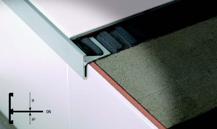 stairtec SR-AS Alumínio Mate / SR-ON Latão natural